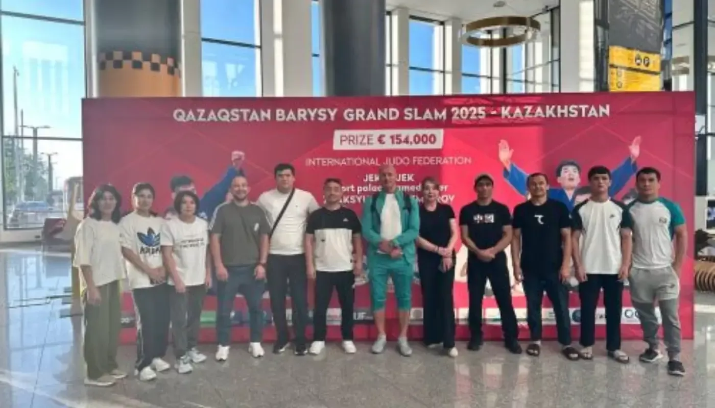 O‘zbekiston dzyudo terma jamoasi Ostona shahriga yetib bordi