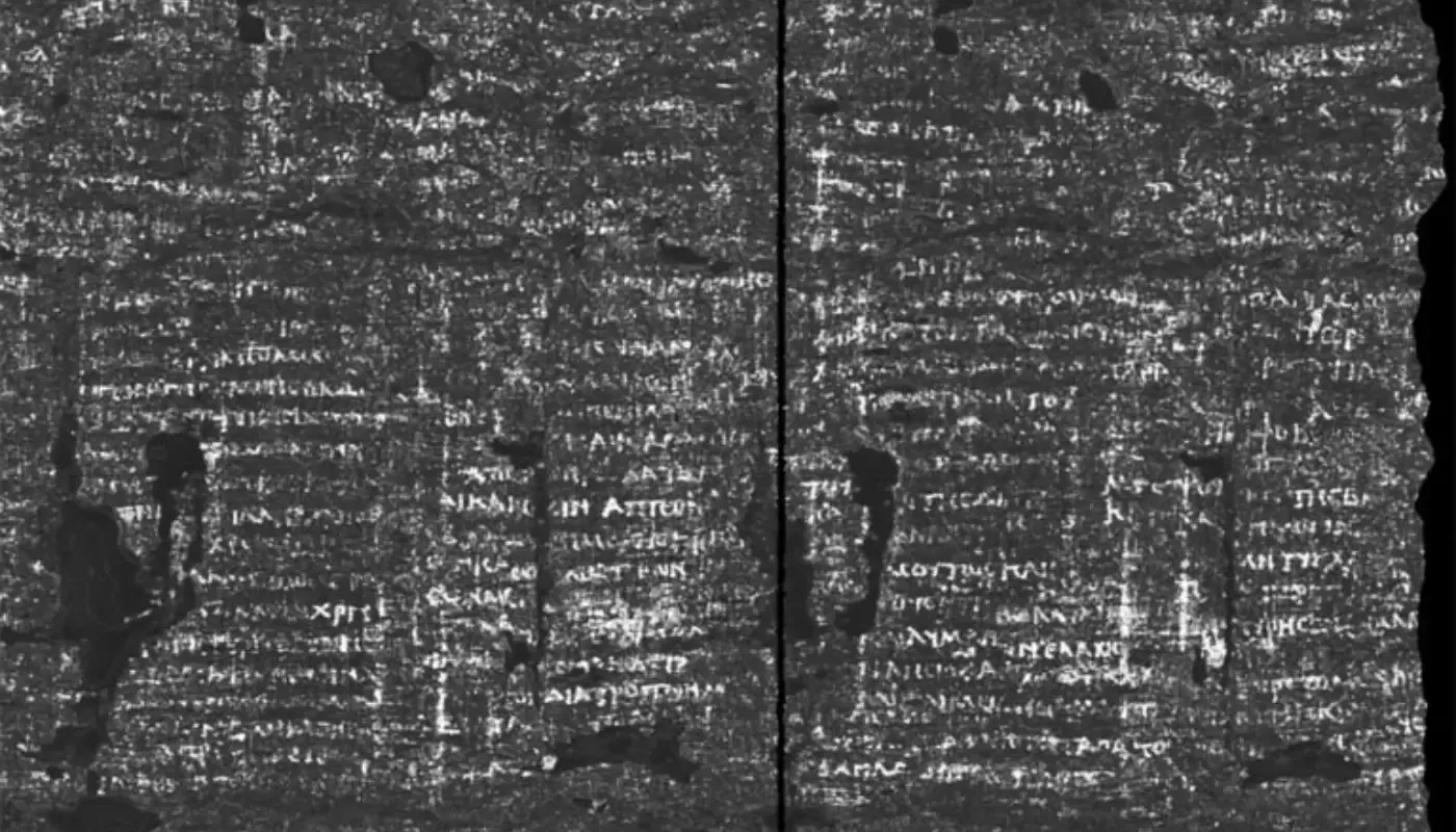 Sun’iy intellekt vulqon kuli ostidagi tarixni “o‘qidi”: qimmatli qo‘lyozma muallifi aniqlandi